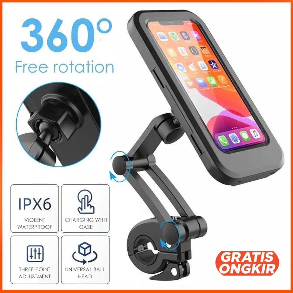 Holder Smartphone Sepeda Adjustable Bicycle Phone Case