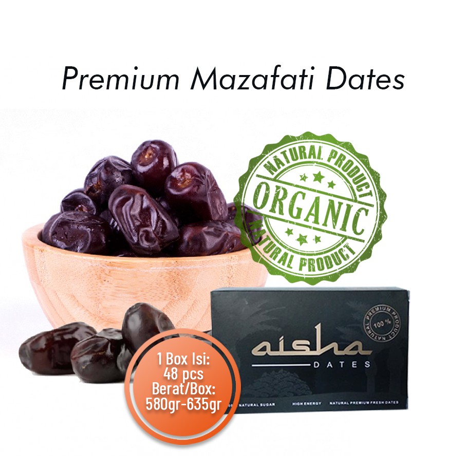 

Kurma Bam Aisha Dates - Kurma Arafah Import Iran | Kurma Khalas Sehat