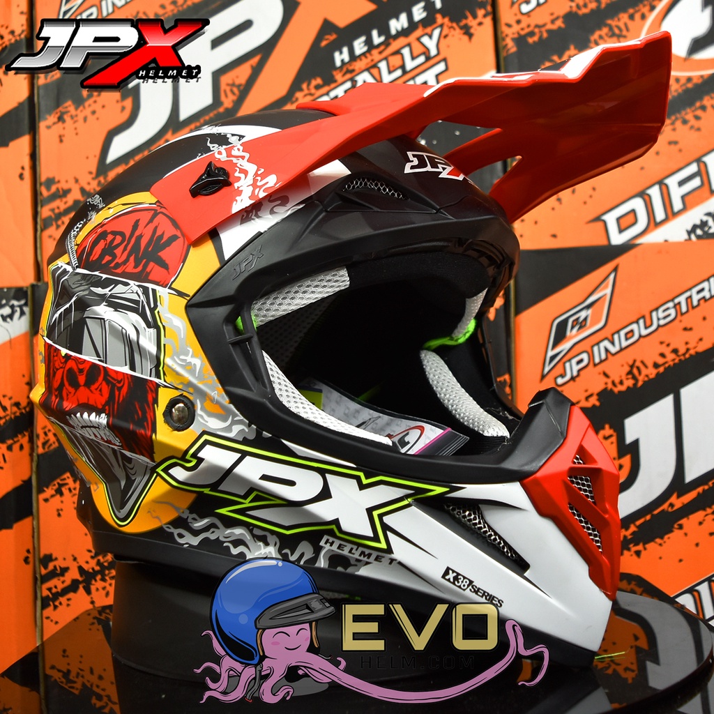 HELM JPX CROSS X38 BLACK DOFF PAKET GOOGLE SNAIL ORIGINAL - HELM JPX CROSS PAKET GANTENG JPX FOX1 CROSS HELM JPX TERBARU