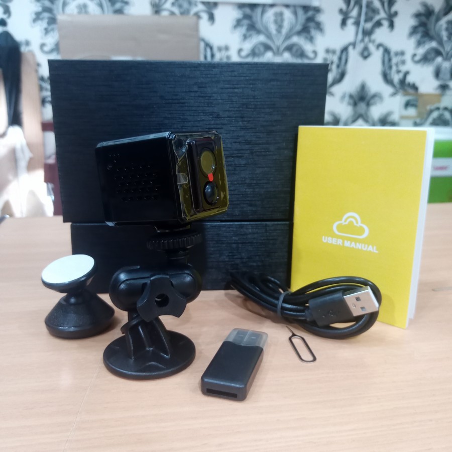 KAMERA PENGINTAI MINI TERSEMBUNYI CAMERA CCTV KECIL MINI SPY IP CAM HIDDEN CAMERA PENGINTIP HD JS68