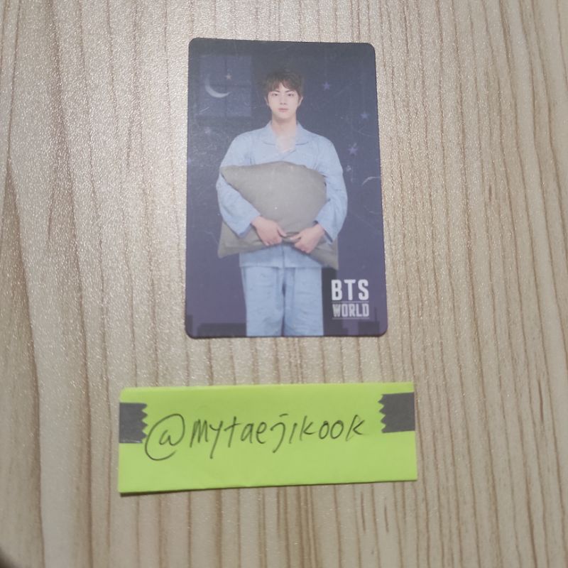 ready bts world photocard official jin game coupon kupon pc random btsw gc seokjin