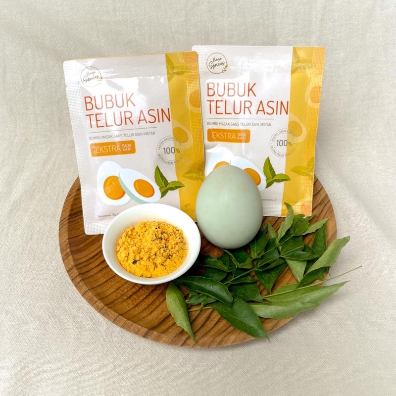 

Bumbu Telur Asin Premium Raya Spices / Salted Egg Powder / Bumbu Tumis 15 gram