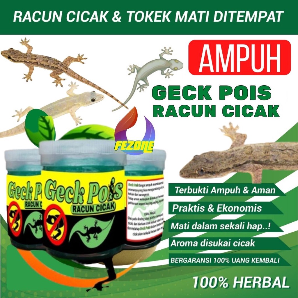 RACUN CICAK HERBAL PALING AMPUH FEZONE