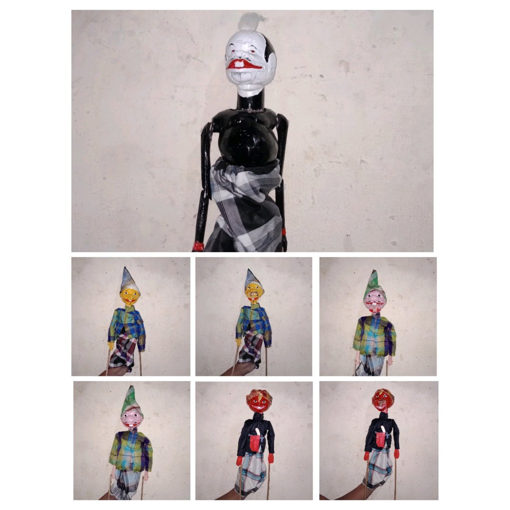 Wayang Golek Punakawan Tinggi 30 cm Bagus