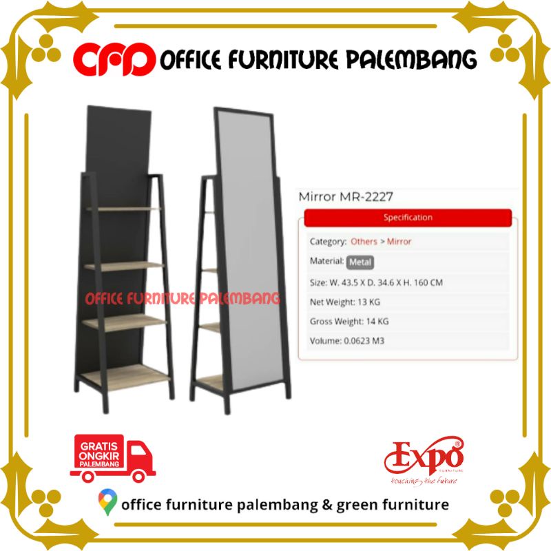 satnding mirror expo MR 2227 meja rias standing kaca cermin rias dressing mirror