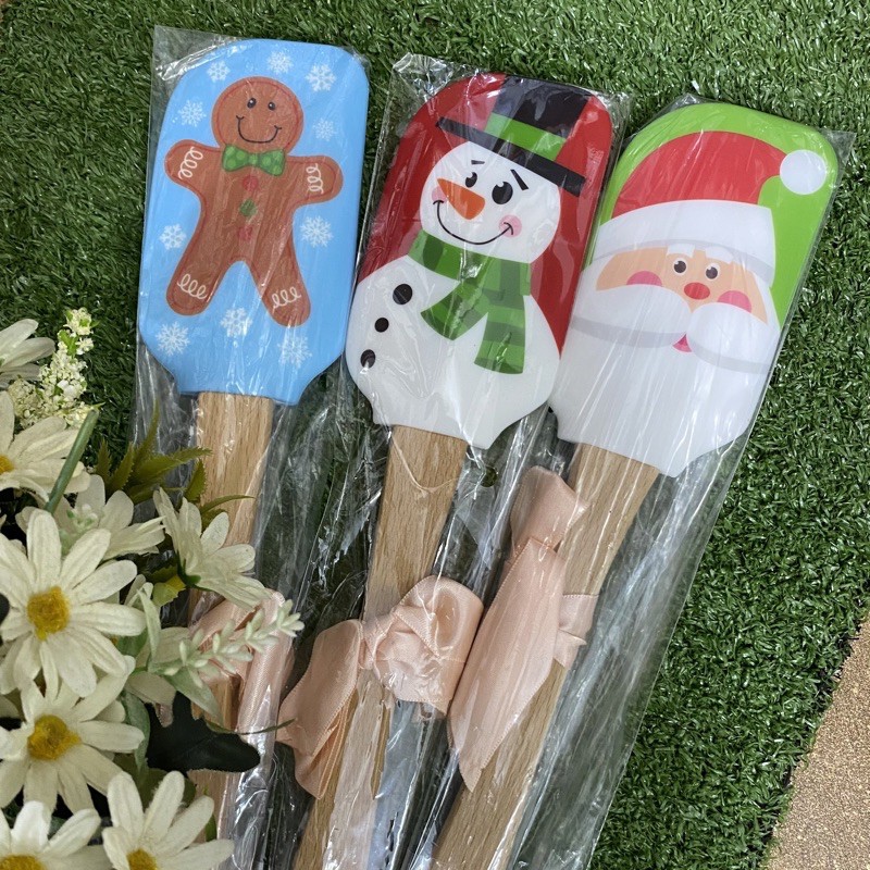 Spatula Motif Natal 30cm