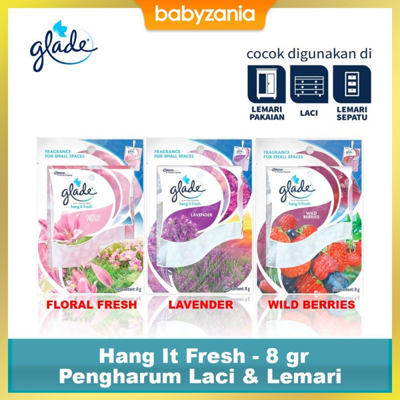 Glade Hang It Fresh Pengharum Laci &amp; Lemari - 8 gr