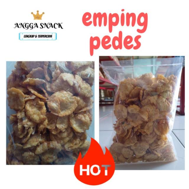 

Emping melinjo pedaas - oleh oleh