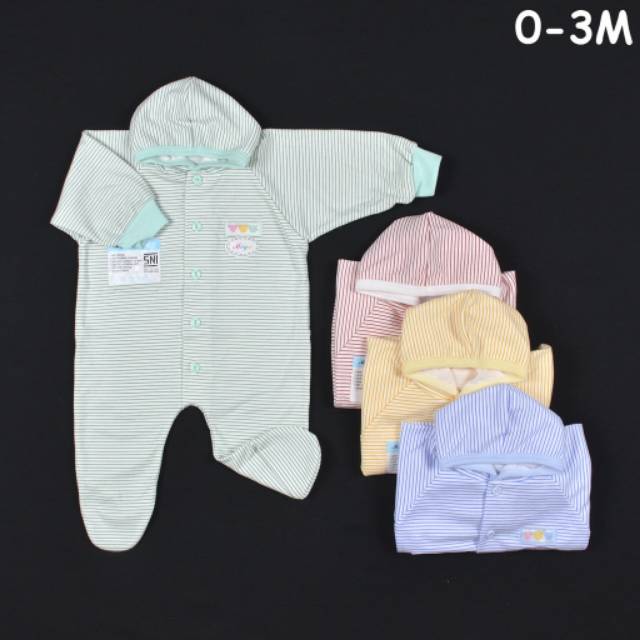 Tomsbaby_ 0-3bln/ MIYO 1pcs Jumper Panjang TUTUP KAKI PLUS TOPI