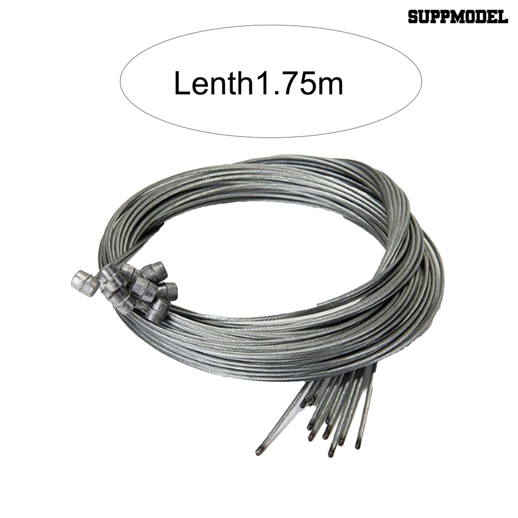 10pcs Kabel Rem Sepeda Bahan Stainless Steel Panjang 1.75M
