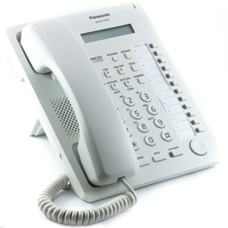Telepon Kabel Panasonic KX-AT7730 Digital Panasonic KX-AT7730 (Putih)