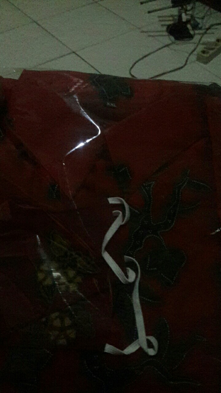 Ranting Merah Batik Pria Lengan Panjang Full Furing Batik Solo