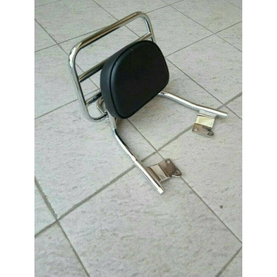 Aksesoris motor scoopy. backrack scoopy. sandaran belakang scoopy