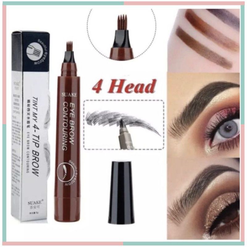 Pensil alis waterproof,sauke eyebrow contouring waterproof