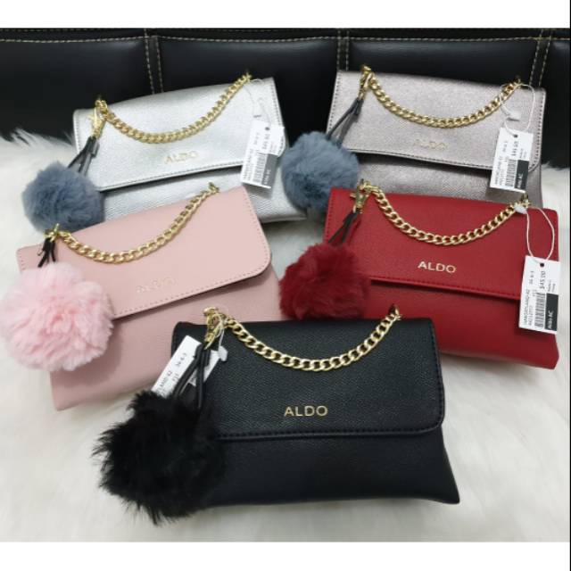 Tas Aldo Sling Pompom Mini
