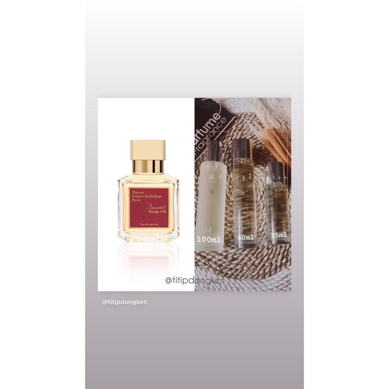 baccarat 35ml titipdongken