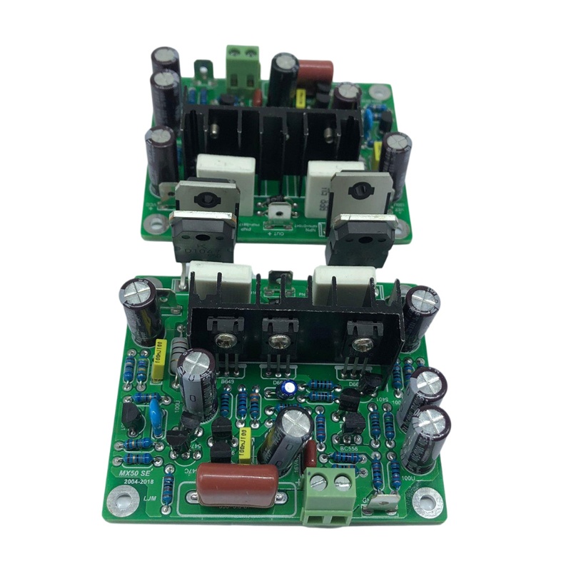 Btsg DIY NEW MX50 SE 100WX2 Dual Channel Power Amplifier Board Papan Penguat Daya Saluran Ganda