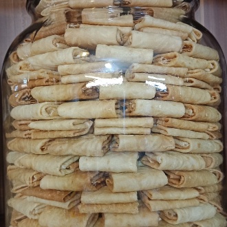 

Kue Dompet Semprong Wijen Susu 250gr