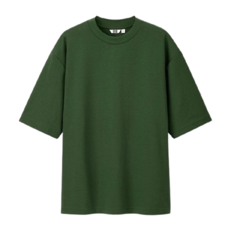 KAOS POLOS OVERSIZED T-SHIRT PRIA WANITA OLIVE COLOUR