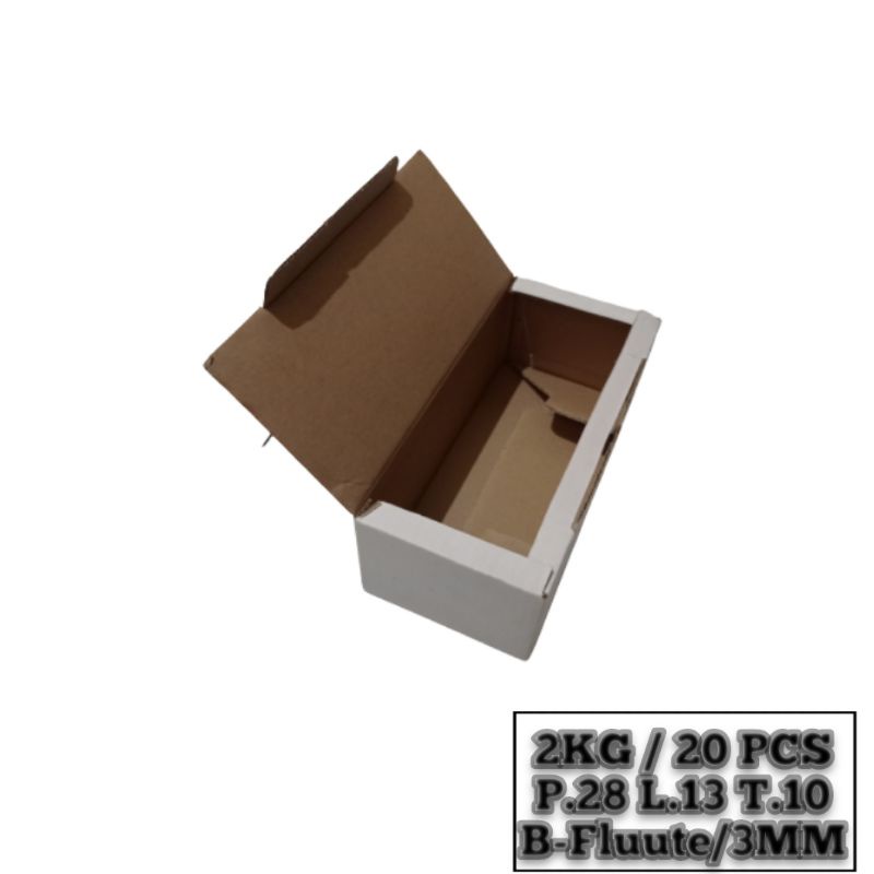 

[1KG] KARDUS KARTON BOX PACKAGING PAKET DIE CUT 28x13x10