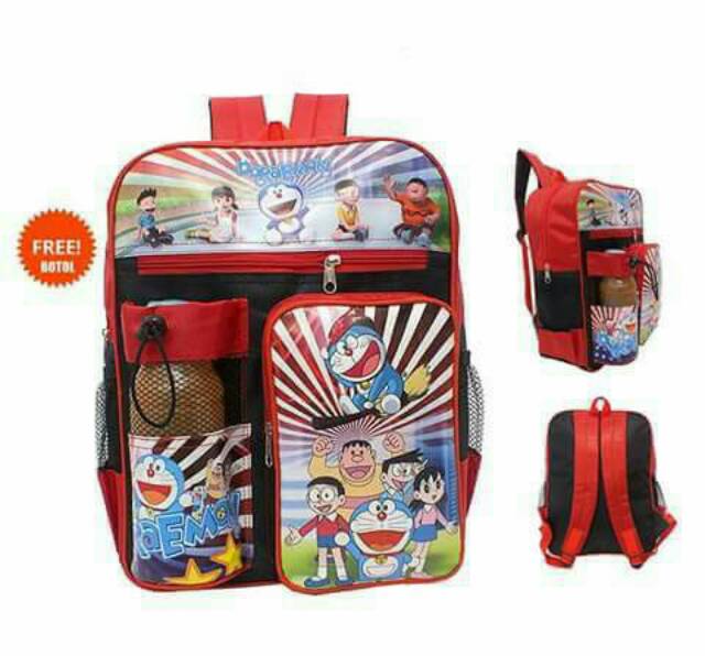 Tas doraemon gratis botol minum