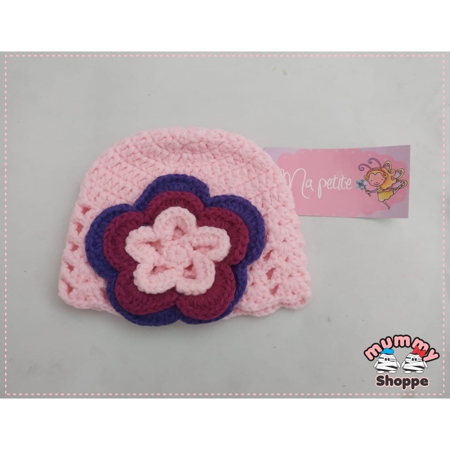Kupluk Ma Petite Knitted Flower