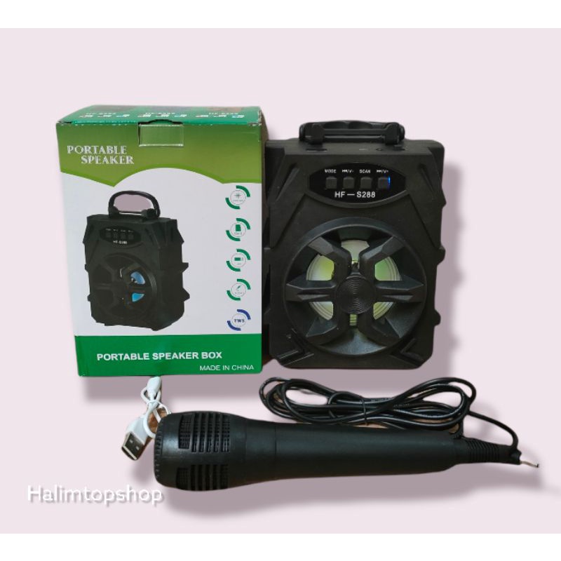 Speaker Bluetooth Dan USB Super Bass 288 Free microphone / Salon Bluetooth / Speaker Mini XTM - 316
