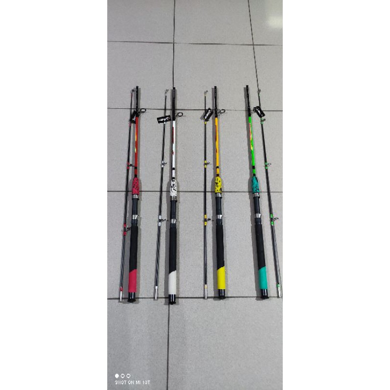 paket 2set pancingan joran 150cm reel 4bb