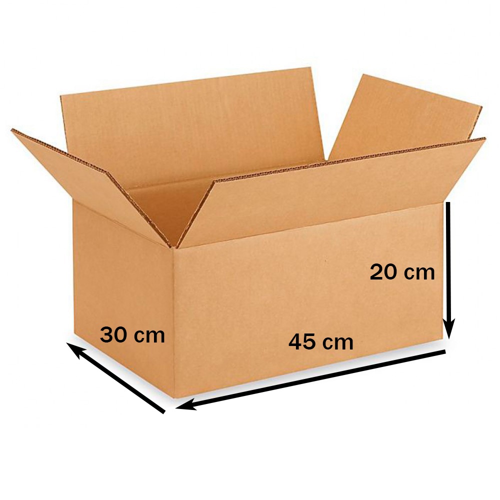 

Kardus Box - Polos - 45 cm x 30 cm x 20 cm - SWR