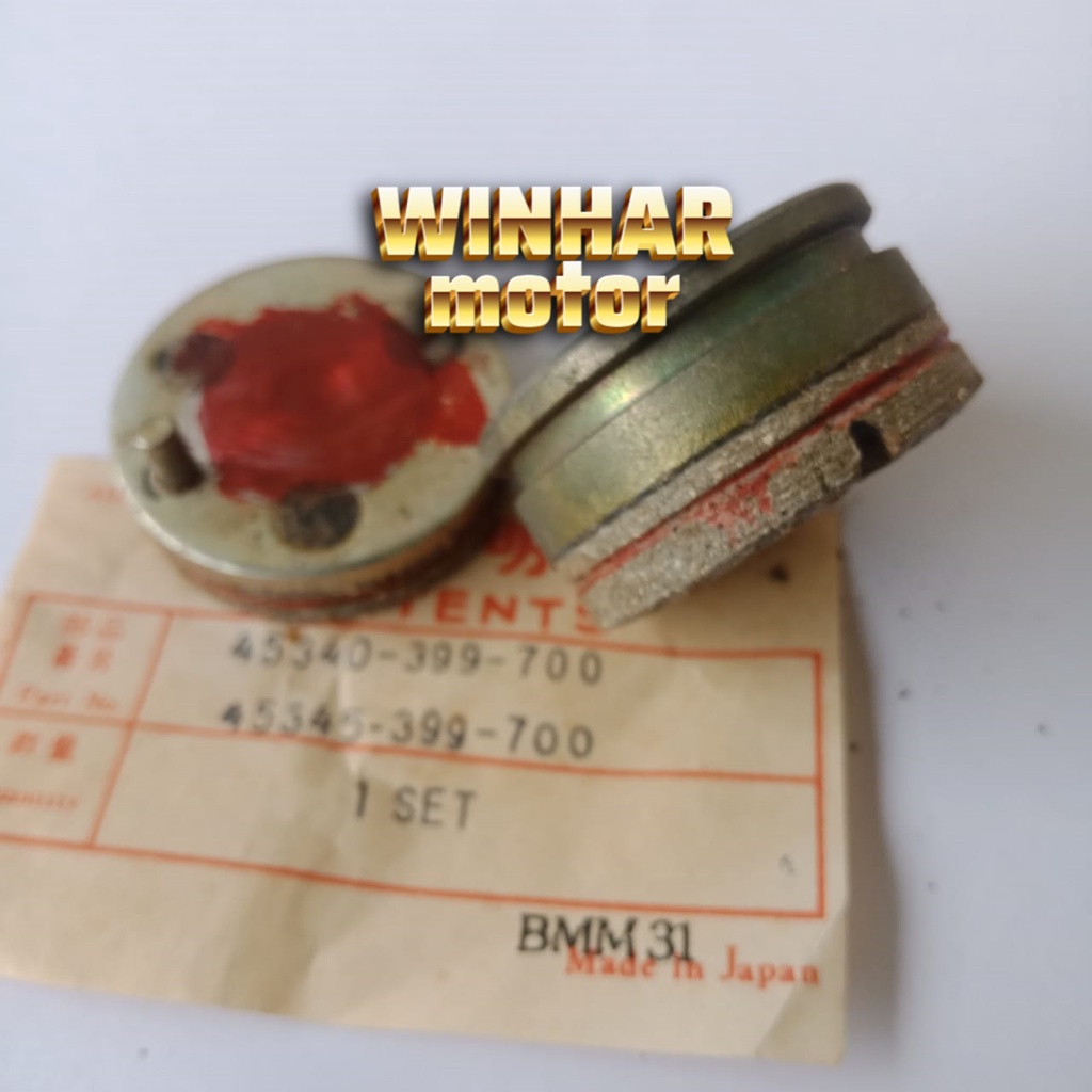 Kampas Rem kanvas Disc Pad cakram depan Honda GL 100 GL100 GL 125 Disped dispad - Japan