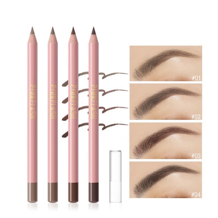 ✦SINAR✦ PinkFlash Waterproof Eyebrow Pencil PF - E02 | Pensil Alis Tahan Air