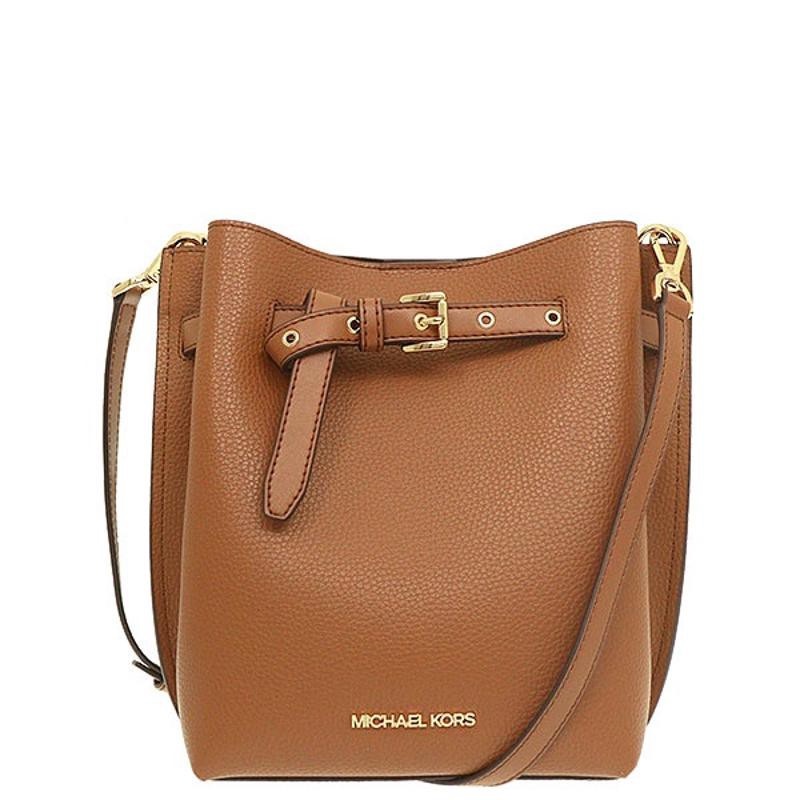 Michael Kors Original Leather Bucket Bag Crossbody Bag/Tas Selempang Kulit Asli Michael Kors