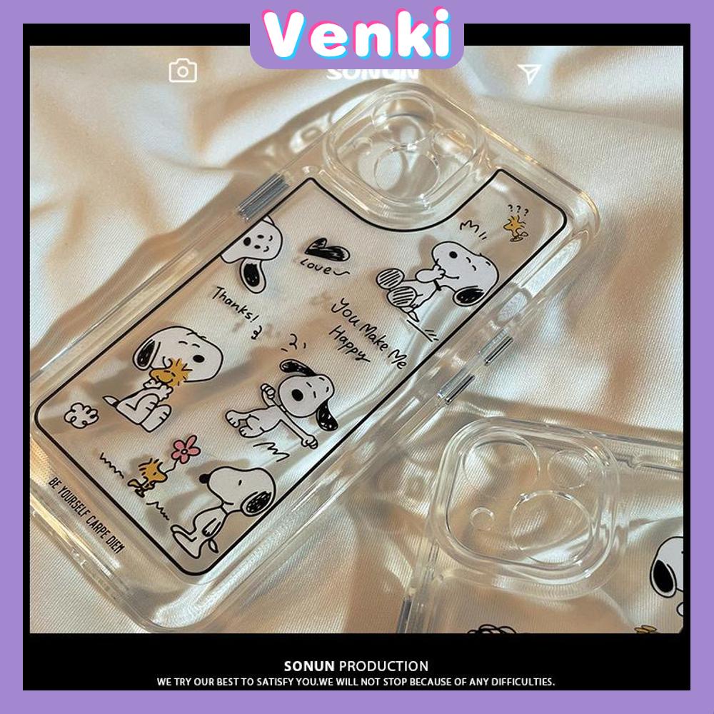iPhone Case Silicone Soft Case Clear Case Thickened Shockproof Protection Camera Cartoon Cute Compatible For iPhone 11 iPhone 13 Pro Max iPhone 12 Pro Max iPhone 7 Plus iPhone xr