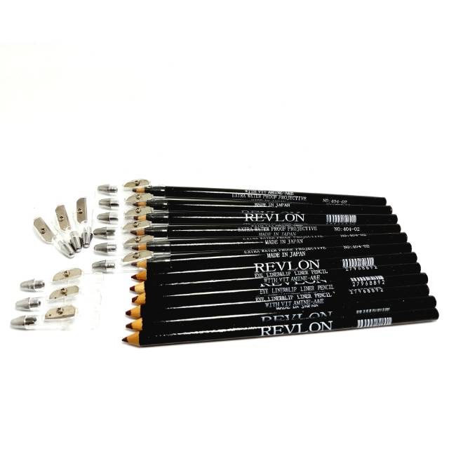 [12 pcs] PENCIL ALIS REVLON COKLAT SERUT LUSINAN