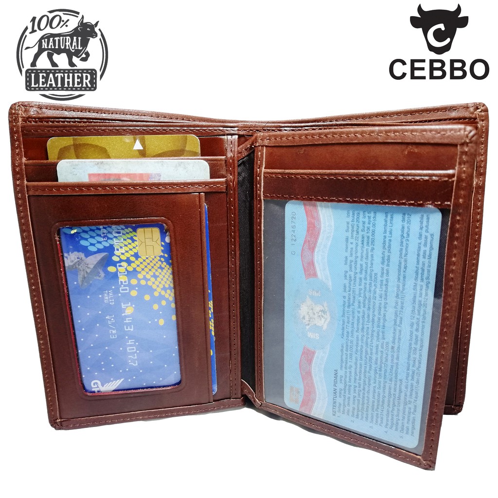 Dompet Kulit 3/4 Bahan Kulit Sapi Pull Up