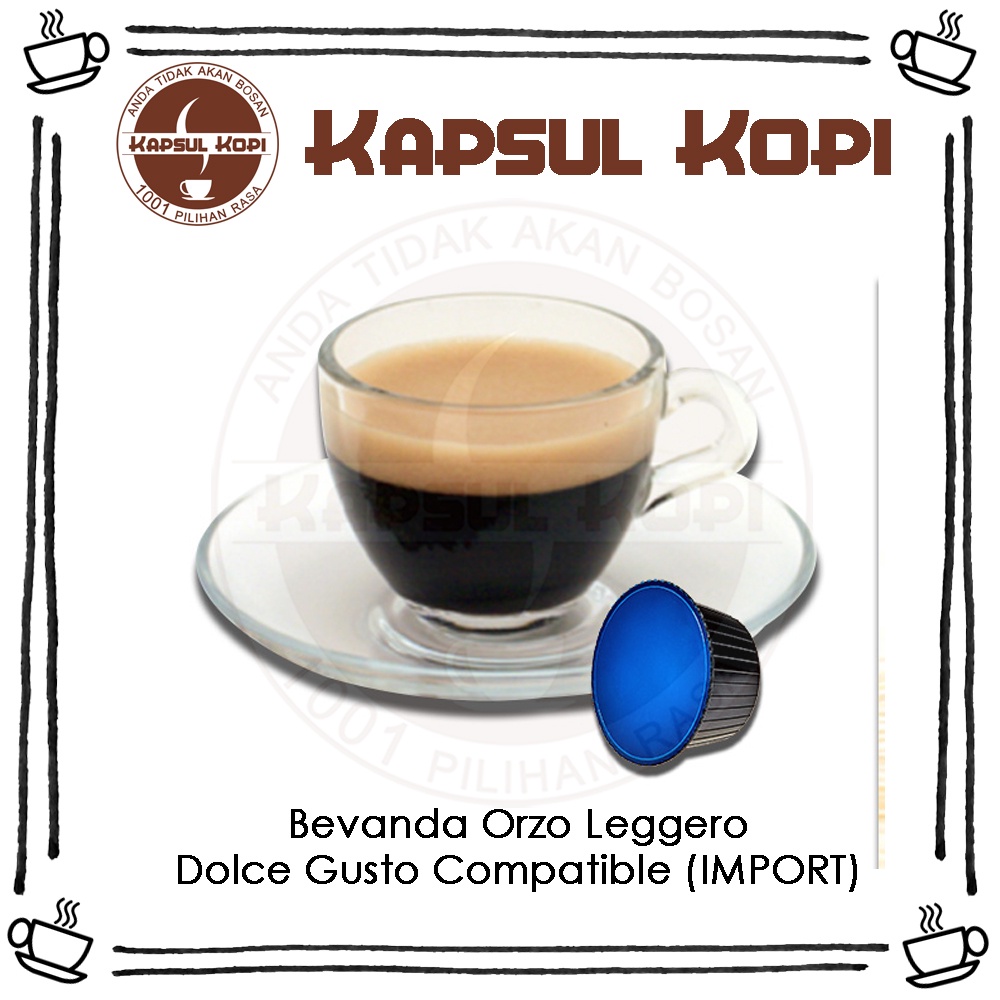 

Ecer Bevanda Orzo Leggero Kapsul Kopi Import Dolce Gusto Compatible Coffee Capsule