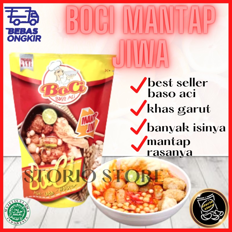 Jual Bakso Baso Aci Instan Boci Mantap Jiwa Khas Garut Shopee Indonesia