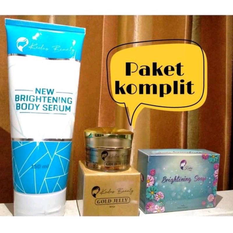 KEDAS BEAUTY BRIGHTENING BODY SCRUB / LULUR KEDAS BEAUTY