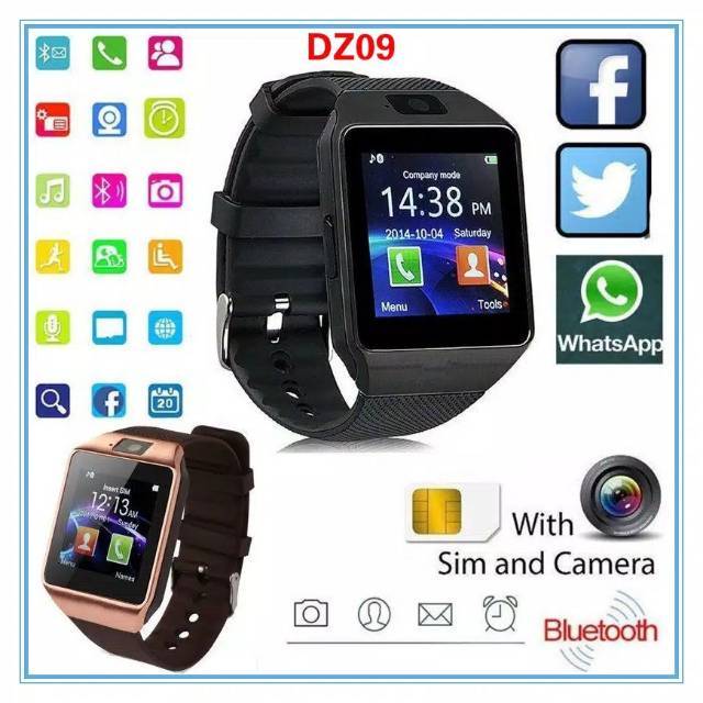 Smartwatch DZ09 Telpon Sms Sim Card / Jam Tangan Android
