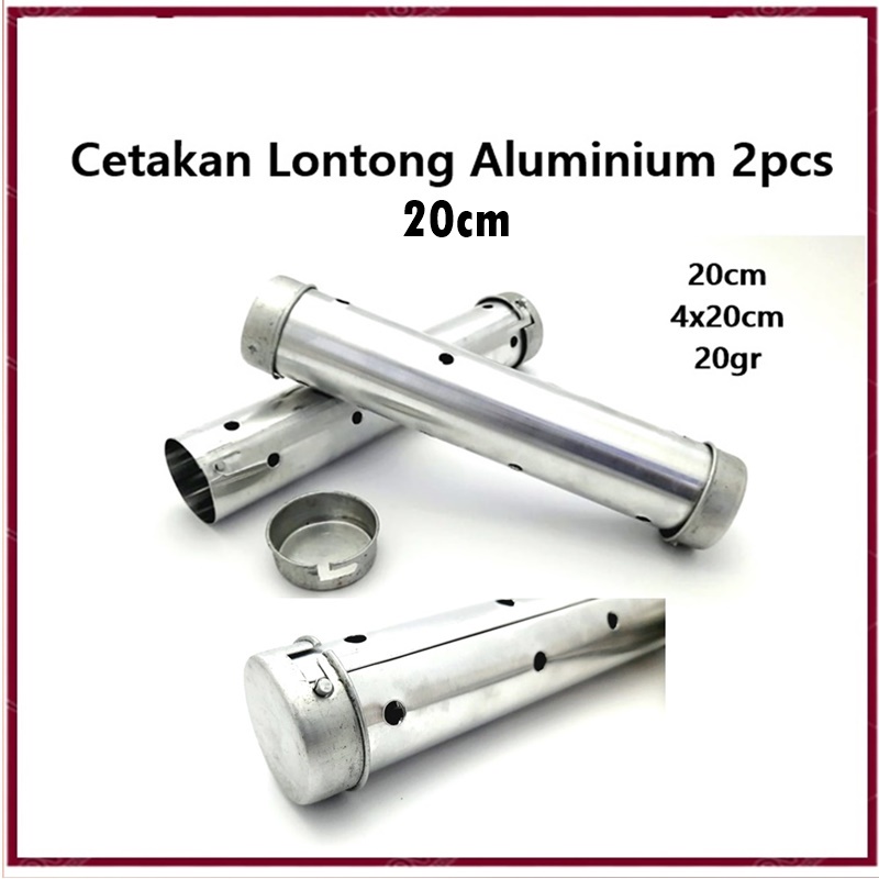 [2pcs] Cetakan Lontong Aluminium 15cm &amp; 20cm