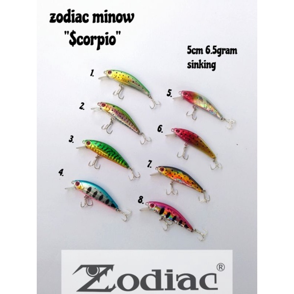 Zodiac Mino scorpio lure casting