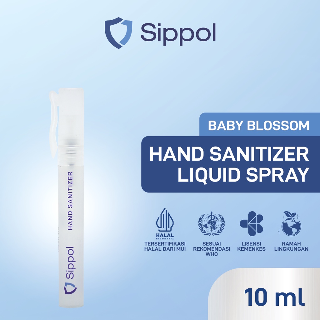 Sippol Hand Sanitizer Liquid Pen ( Spray ) 10 ml ( 1 pcs )