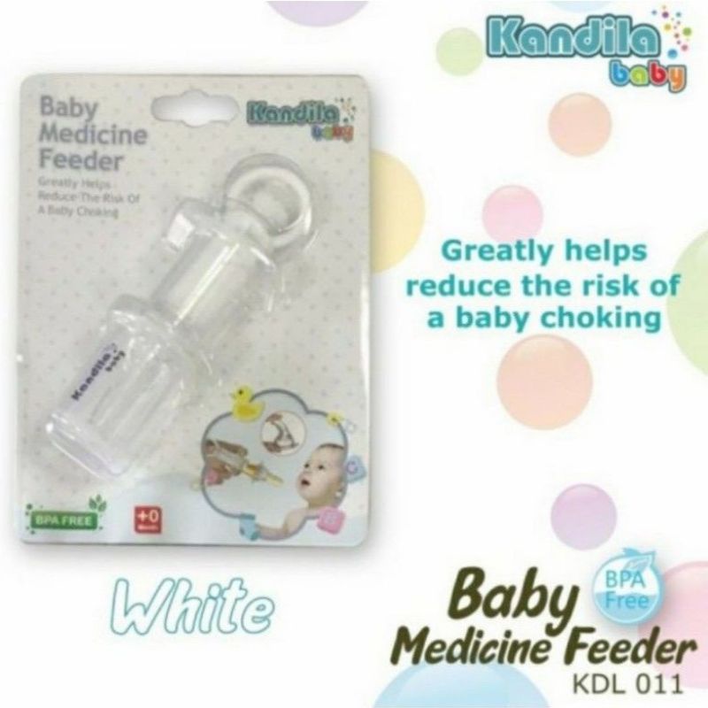 Kandila Baby Medicine Feeder KDL011 Alat Bantu Minum Obat Bayi Pipet Sedotan SUNTIK obat Bayi dengan Box Penutup