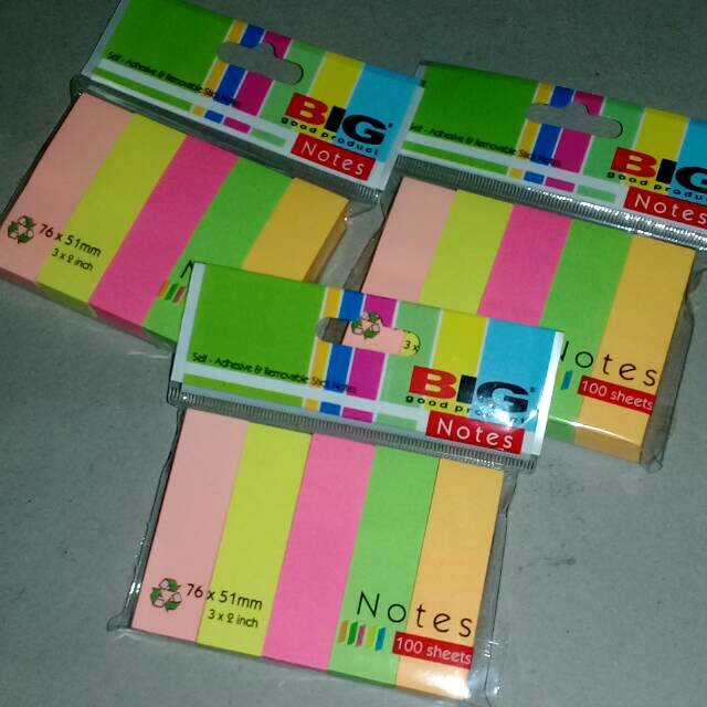 

STICKY NOTES / CATATAN / MEMO / PEMBATAS BUKU / KERTAS CHATTING