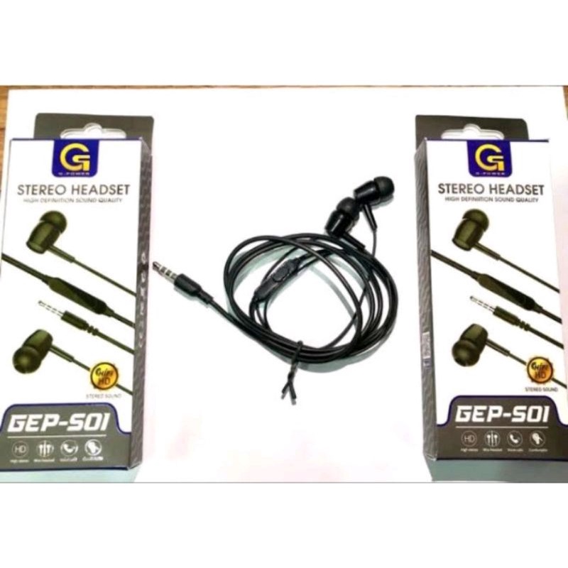 GEP-S01 HF HEADSET HANDSFREE STEREO SUARA JERNIH