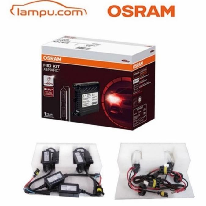 LAMPU MOBIL ERTIGA HID CONVERTION KIT H4 /DH4 P43T 6000K OSRAM rod14 dijamin