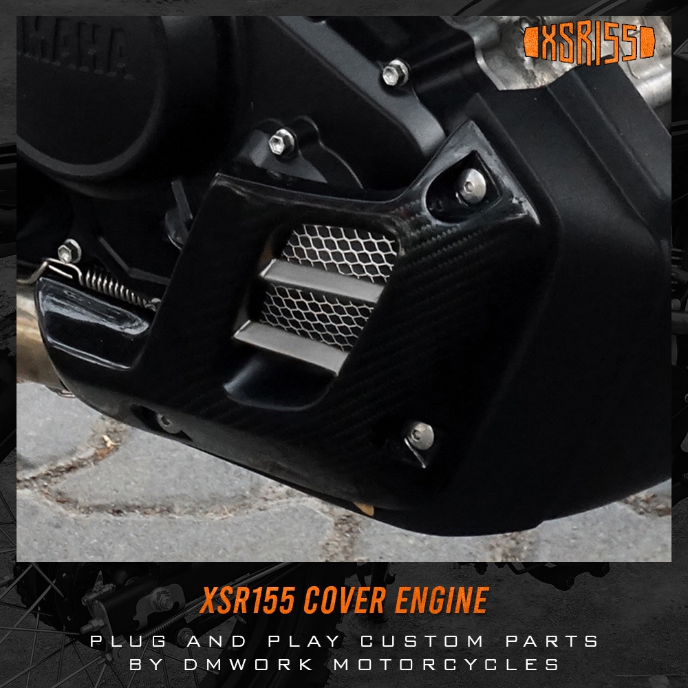XSR 155 Cover Mesin (PENUTUP MESIN) / Pelindung Mesin Motor