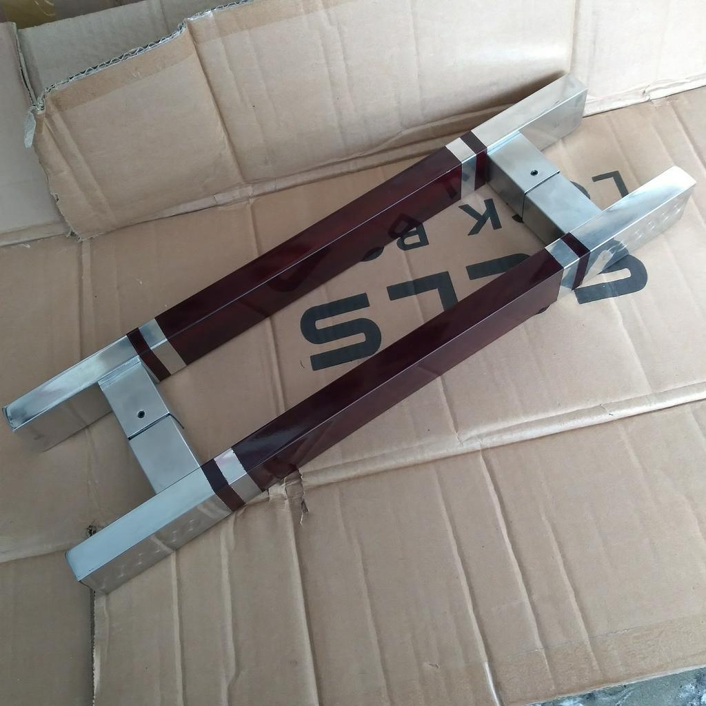 gagang handle pintu baut tembus panjang 60cm 45cm pegangan pintu mewah model baut tanam