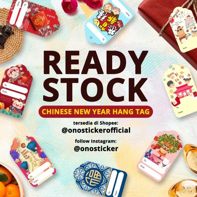 

BISA BAYAR DITEMPAT Hangtag Chinese New Year Imlek Label Tag Parcel Kado SALE Kode 1101