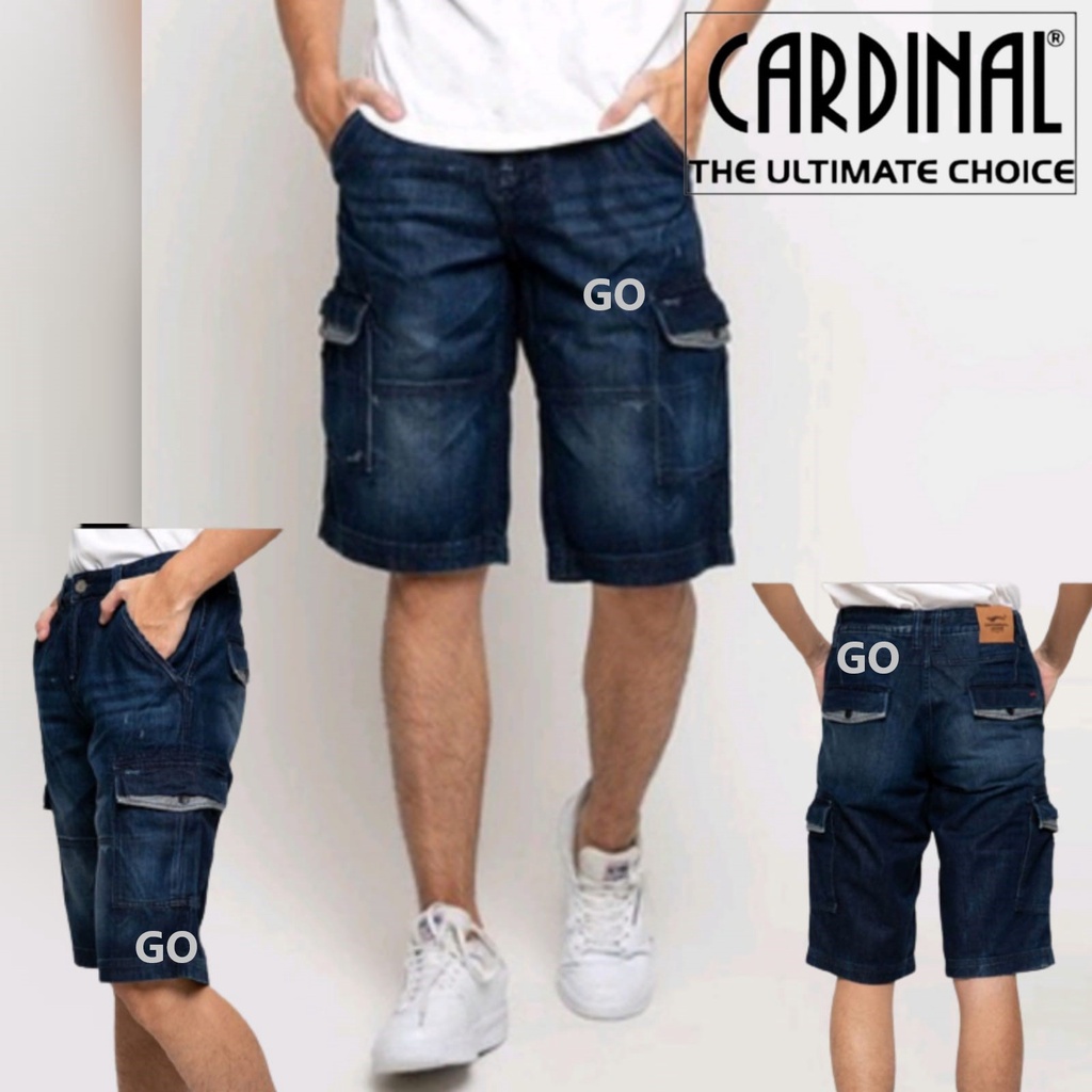 gof Celana Cardinal Cargo Pendek Original (Harga Promosi) Celana Fashion Pria Brand Kekinian